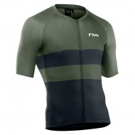 MAILLOT NORTHWAVE BLADE AIR VERDE FOREST-NEGRO