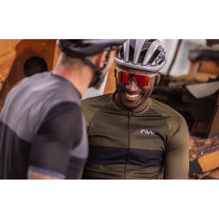 MAILLOT NORTHWAVE BLADE AIR VERDE FOREST-NEGRO