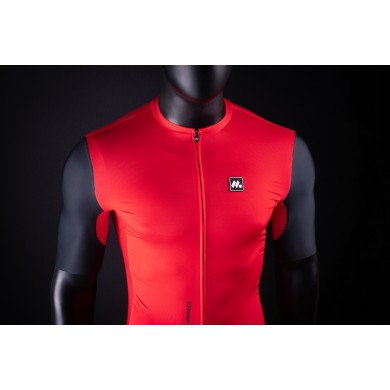 MAILLOT MOBEL MANGA CORTA S-PRO ROJO