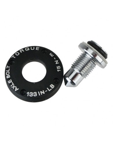 CANNONDALE QC117/ AXLE CAP AND BOLT FOR LEFTY HUB - NEGRO CANNONDALE QC117/ AXLE CAP AND BOLT FOR LEFTY HUB - NEGRO