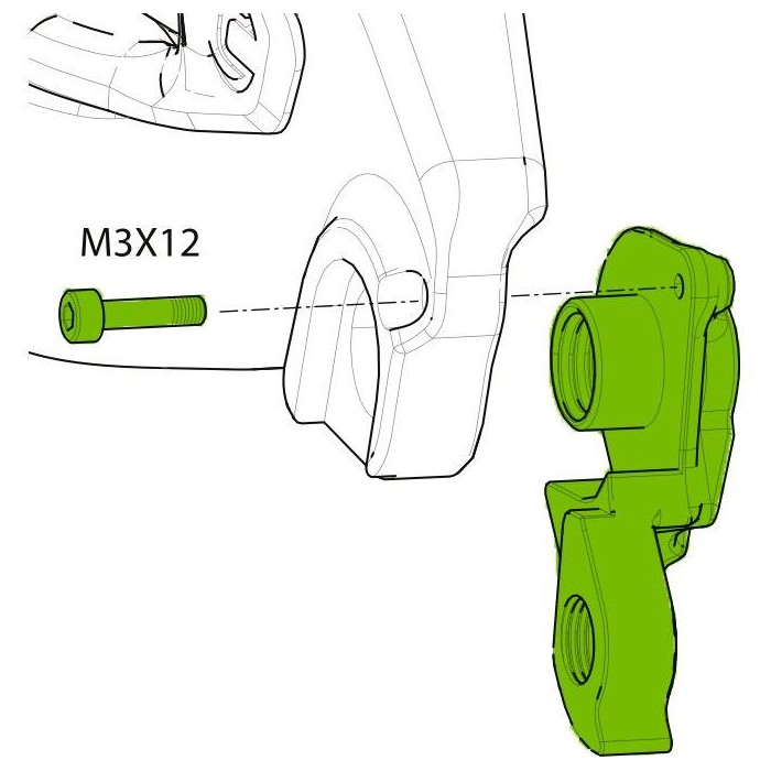 CANNONDALE CK3257U00OS PATILLA DE CAMBIO HABIT NEO E+ Y MOTERRA NEO