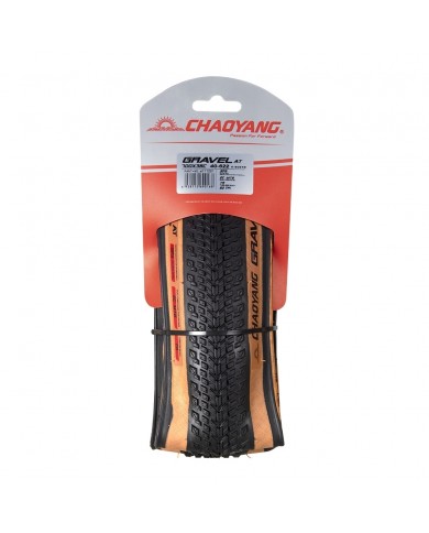 NEUMÁTICO CHAOYANG GRAVEL AT TLR 700x38C NEGRO/MARRÓN NEUMÁTICO CHAOYANG GRAVEL AT TLR 700x38C NEGRO/MARRÓN