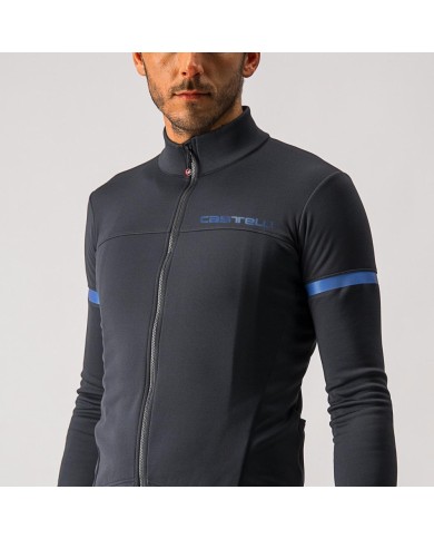 MAILLOT CASTELLI MANGA LARGA FONDO 2 FZ NEGRO