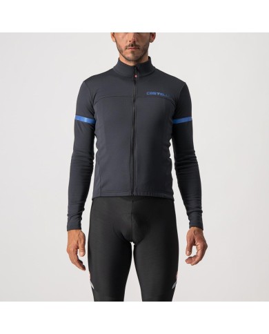 MAILLOT CASTELLI MANGA LARGA FONDO 2 FZ NEGRO