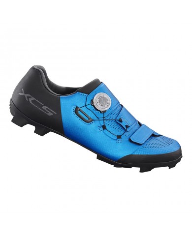 ZAPATILLAS SHIMANO XC5 MTB AZUL CLARO/NEGRO