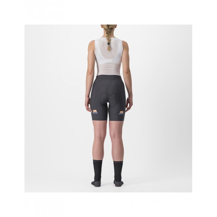 SHORT CASTELLI PRIMA GRIS OSCURO/NARANJA/ CL