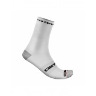 CALCETINES CASTELLI ROSSO CORSA PRO 15 BLANCO