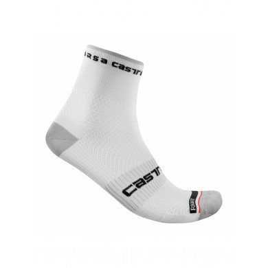 CALCETINES CASTELLI ROSSO CORSA PRO 9 BLANCO