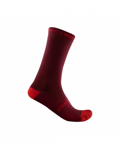CALCETINES CASTELLI SUPERLEGGERA T 18 BURDEOS
