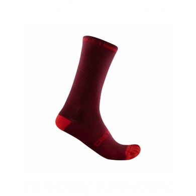 CALCETINES CASTELLI SUPERLEGGERA T 18 BURDEOS