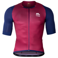 MAILLOT MOBEL MANGA CORTA CIMA BURDEOS