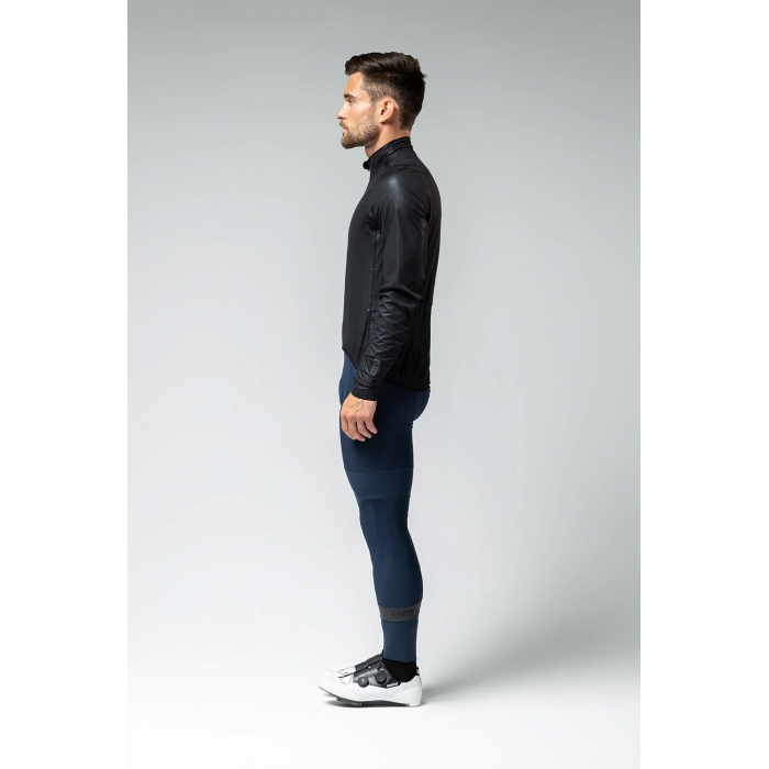 CHAQUETA IMPERMEABLE GOBIK UNISEX PLUVIA TRUE BLACK