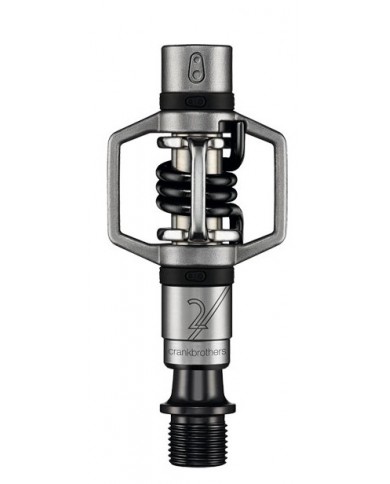 PEDALES CRANKBROTHERS EGGBEATER 2 PLATA/NEGRO PEDALES CRANKBROTHERS EGGBEATER 2 PLATA/NEGRO