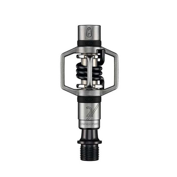 PEDALES CRANKBROTHERS EGGBEATER 2 PLATA/NEGRO