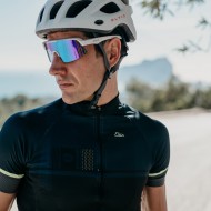 MAILLOT ELTIN SUPERMASSIVE NEGRO/VERDE FLÚOR