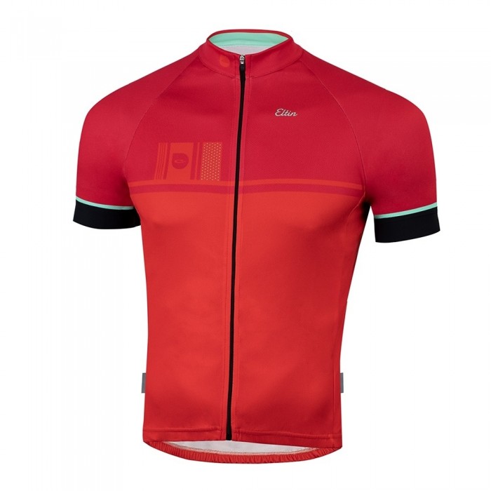 MAILLOT ELTIN SUPERMASSIVE ROJO/CORAL/VERDE