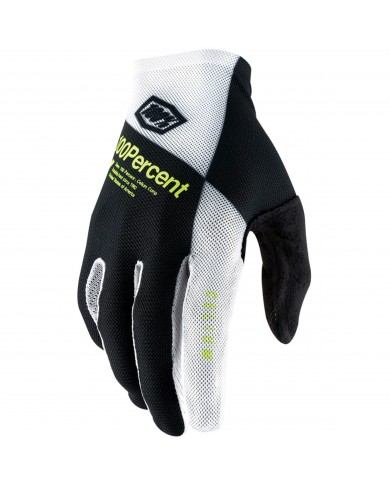 GUANTES 100% NEGRO/BLANCO