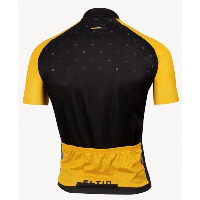Maillot ciclismo Resistance negro y verde oliva