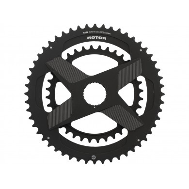 Rotor Double Chainring DM Spidering for ALDHU / VEGAST / INPower, noQ 50/34T Rotor Double Chainring DM Spidering for ALDHU / VEGAST / INPower, noQ 50/34T
