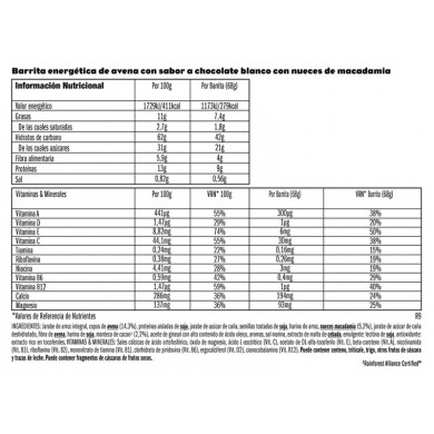 CLIF BARRITA CHOCOLATE BLANCO Y NUECES DE MACADAMIA